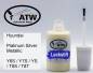Preview: Hyundai, Platinum Silver Metallic, Y6S / Y7S / YS / T8S / T8T: 20ml Lackstift, von ATW Autoteile West.